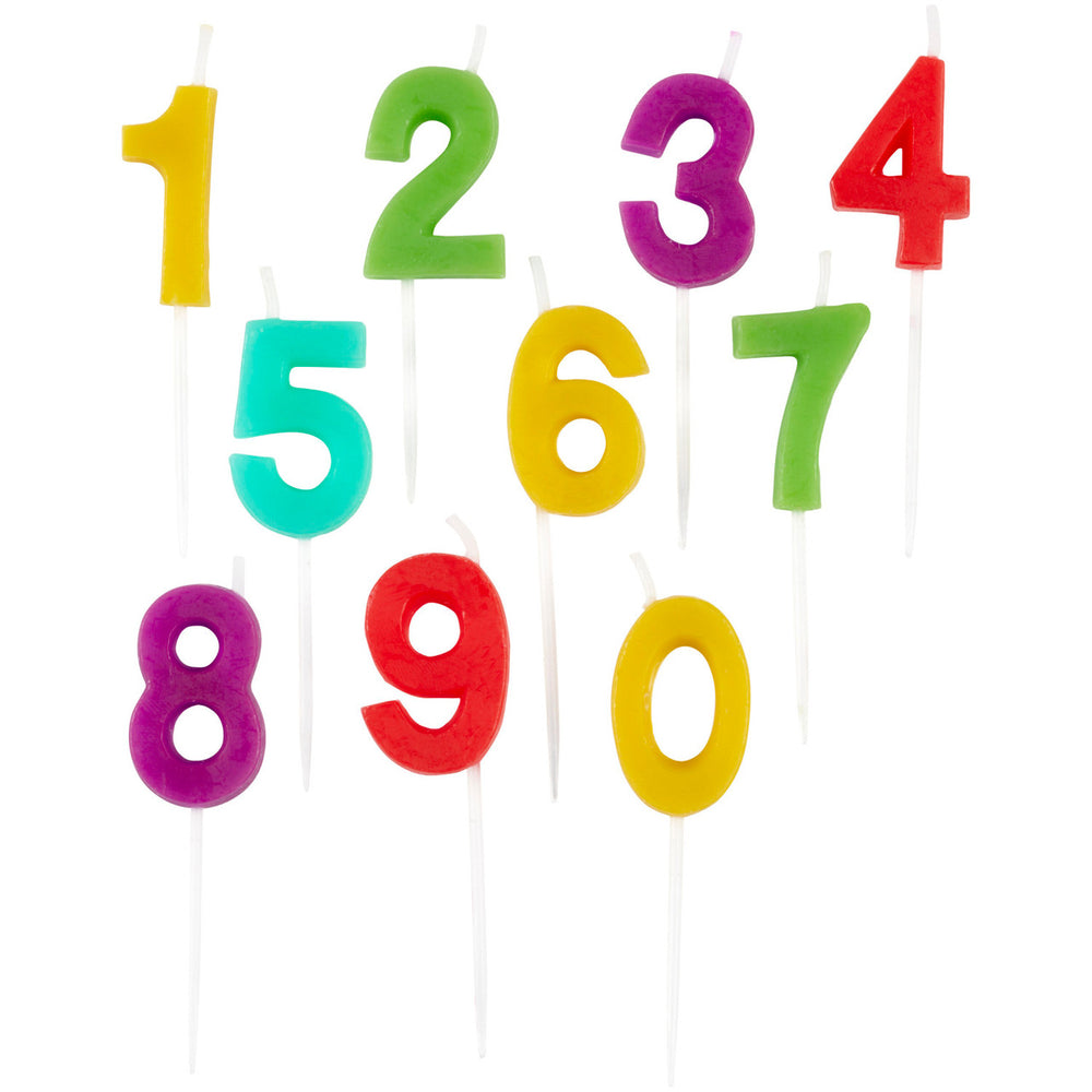 Colorful Number Candles