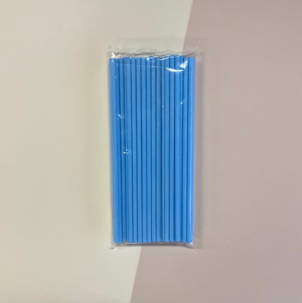 4” Light Blue Sticks 50ct
