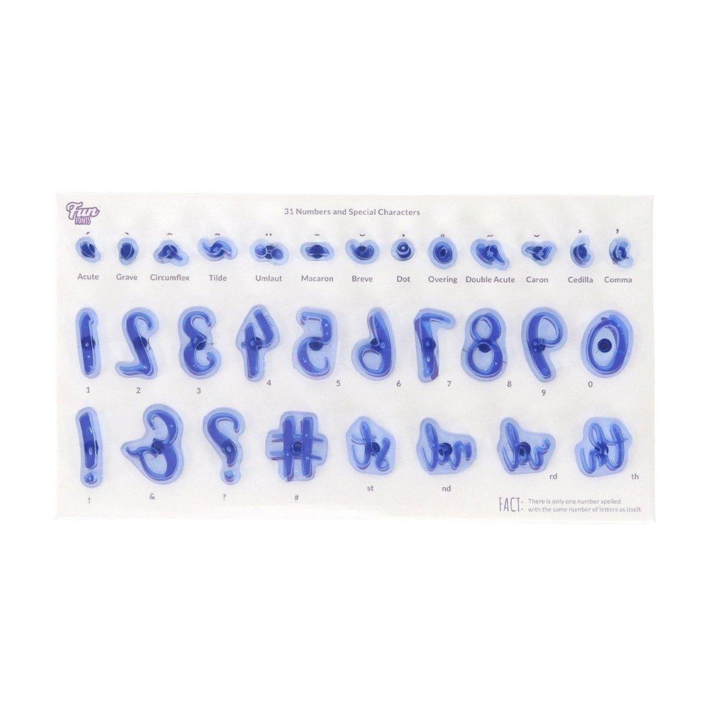 Numbers and Special Characters Stamps Set - Bean and Butter