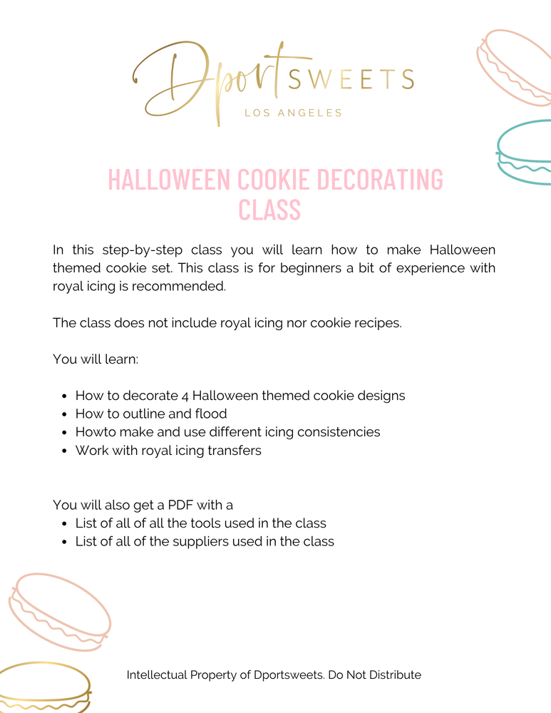 
                  
                    10/25 -- Halloween Cookie Decorating Class
                  
                