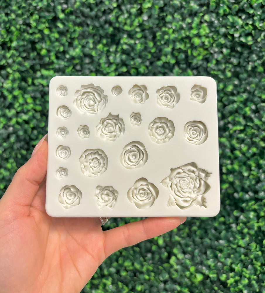 21 Assorted Rose Mold