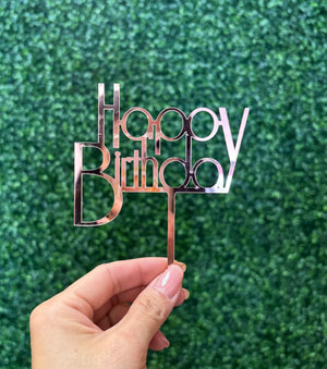 
                  
                    Rounded Happy Birthday Acrylic Topper
                  
                