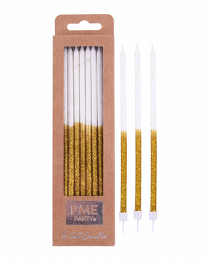
                  
                    Tall Glitter Candles 16ct
                  
                