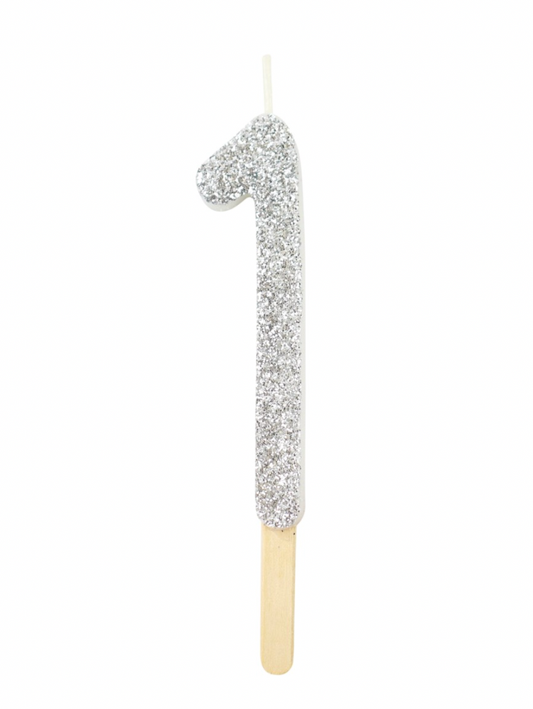 
                  
                    Glitter Number Candle
                  
                