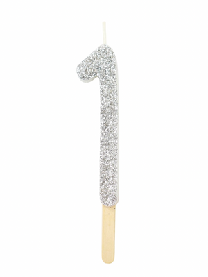 
                  
                    Glitter Number Candle
                  
                