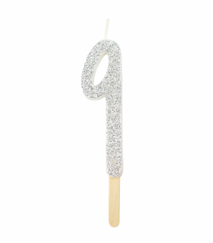 
                  
                    Glitter Number Candle
                  
                