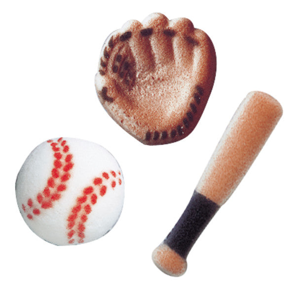 Assorted Baseball Sugar Deco
