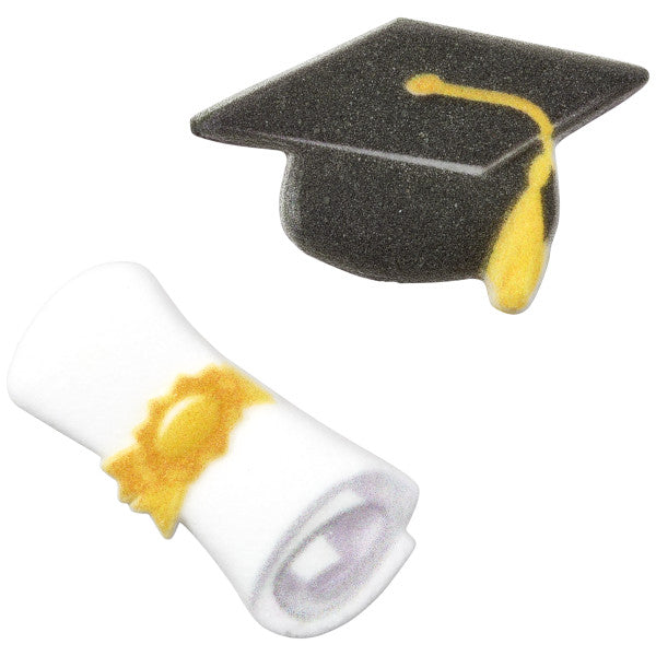 Graduation Cap and Scroll