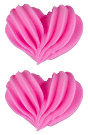 Pink Icing Textured Hearts