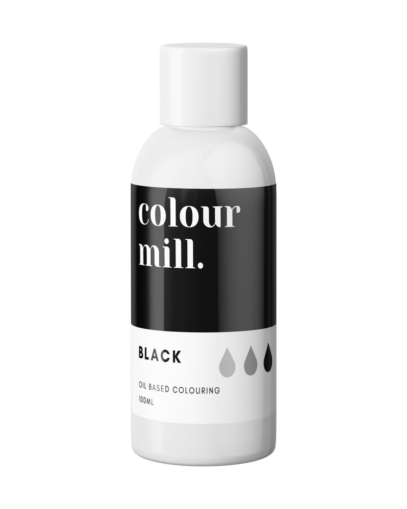 100 ml black oil based candy color colouring colour mill