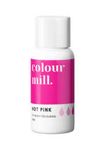 20 ml hot pink oil based candy color colouring colour mill