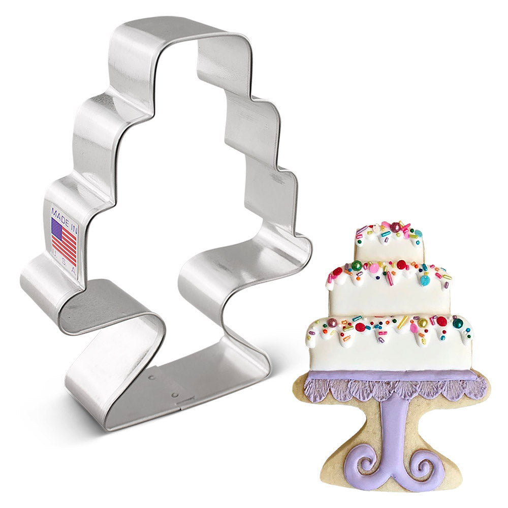 Cake w/ Stand Cookie Cutter