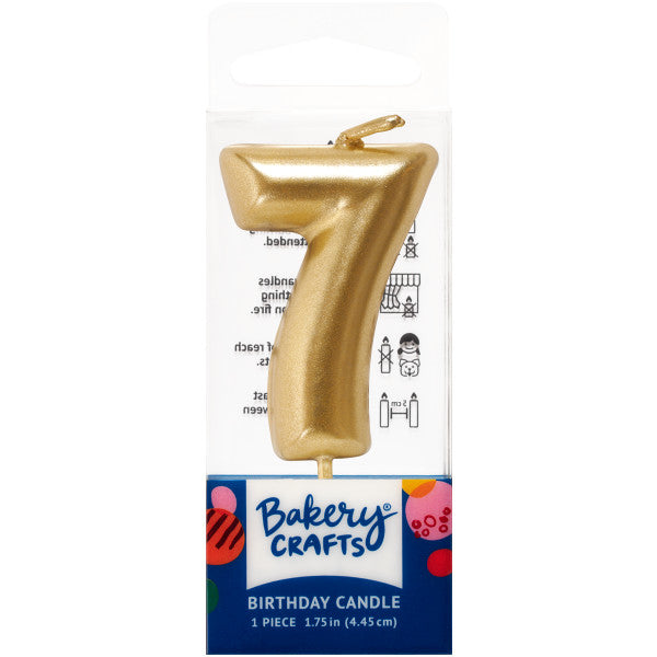 7 Candle Numerals - Gold
