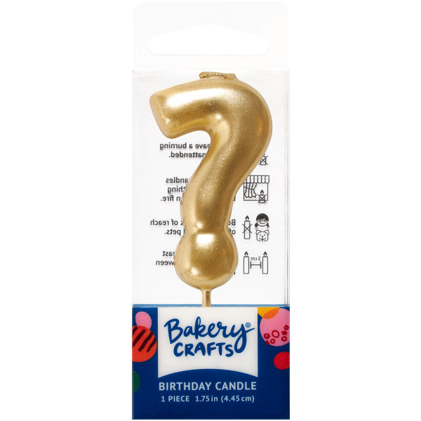 Question Mark Candle - Gold