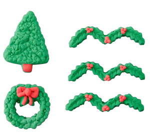 
                  
                    Tree and Wreath Icing Decoration
                  
                