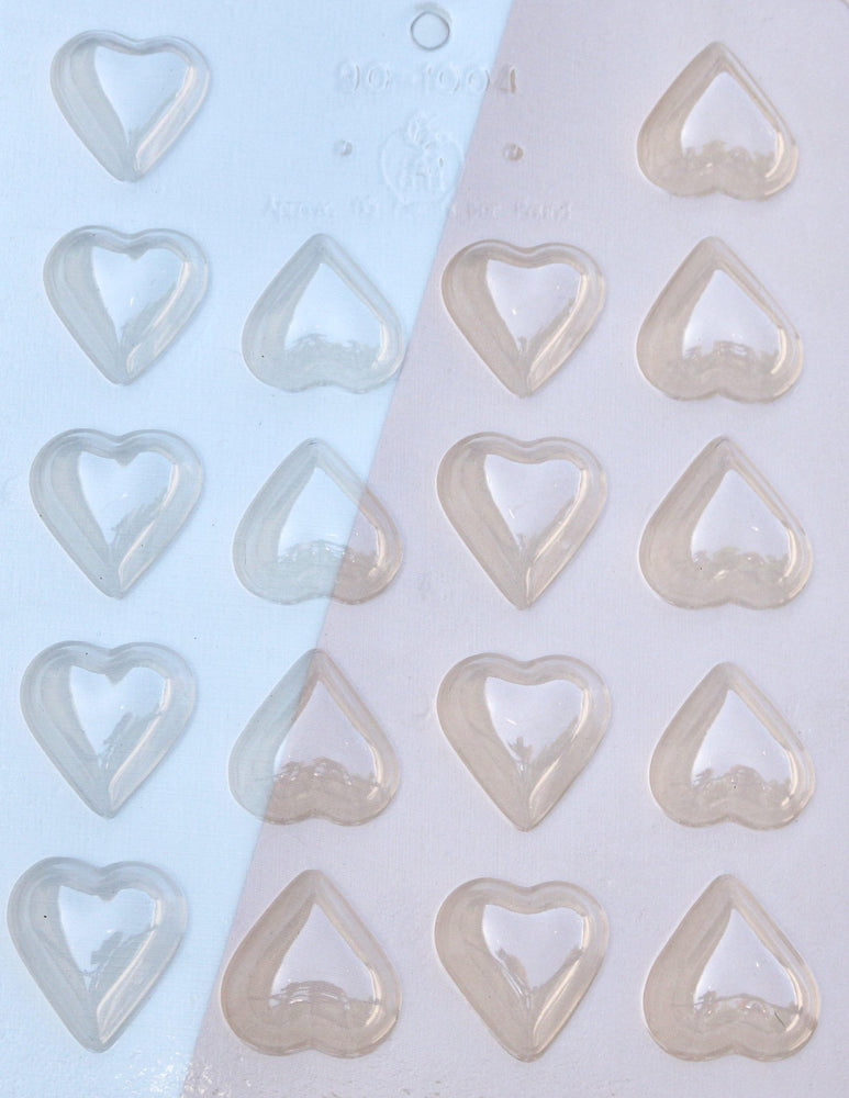 small plain hearts chocolate mold ck products