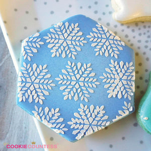 
                  
                    Snowflakes Background Cookie Stencil
                  
                