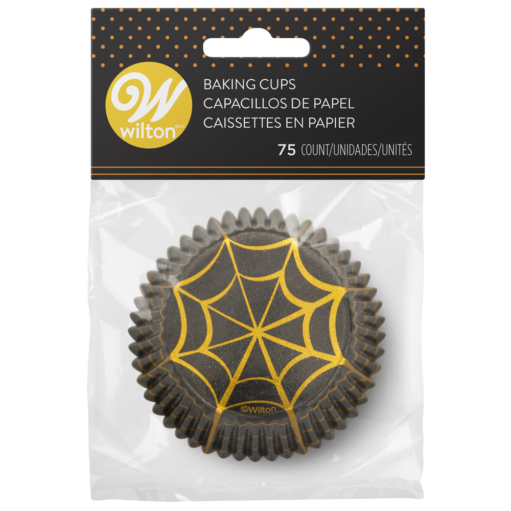 
                  
                    Gold Spider Web Cupcake Liners
                  
                