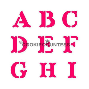 
                  
                    Alphabet Block Set Stencil - Bean and Butter
                  
                