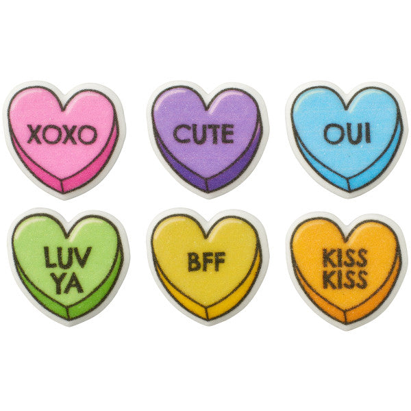 Candy Hearts 6ct