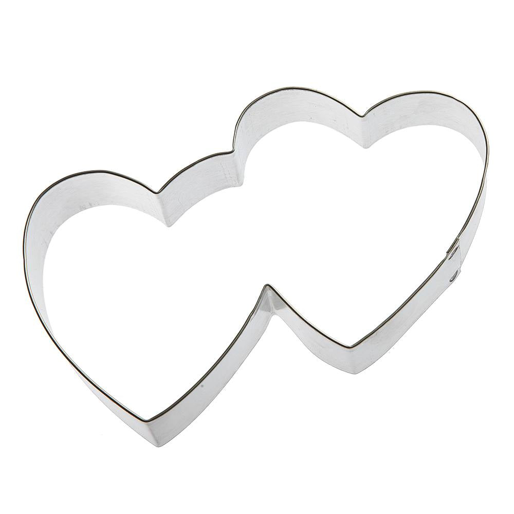 Double Heart Cookie Cutter 5.25”