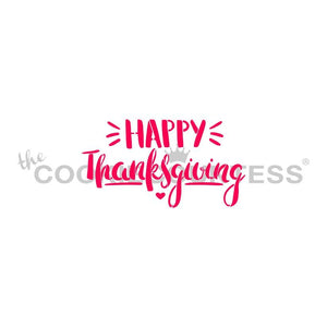 
                  
                    Happy Thanksgiving Fun Font Stencil
                  
                