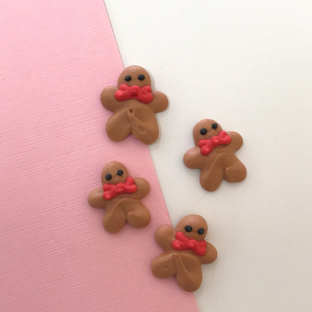 3/4” Royal Icing Gingerbread Boy