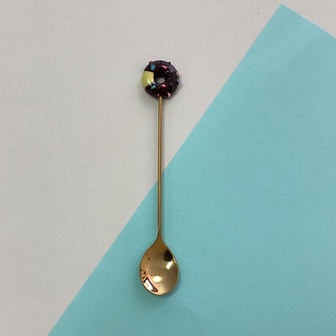 Brown Donut Sprinkle Spoon – Bean and Butter