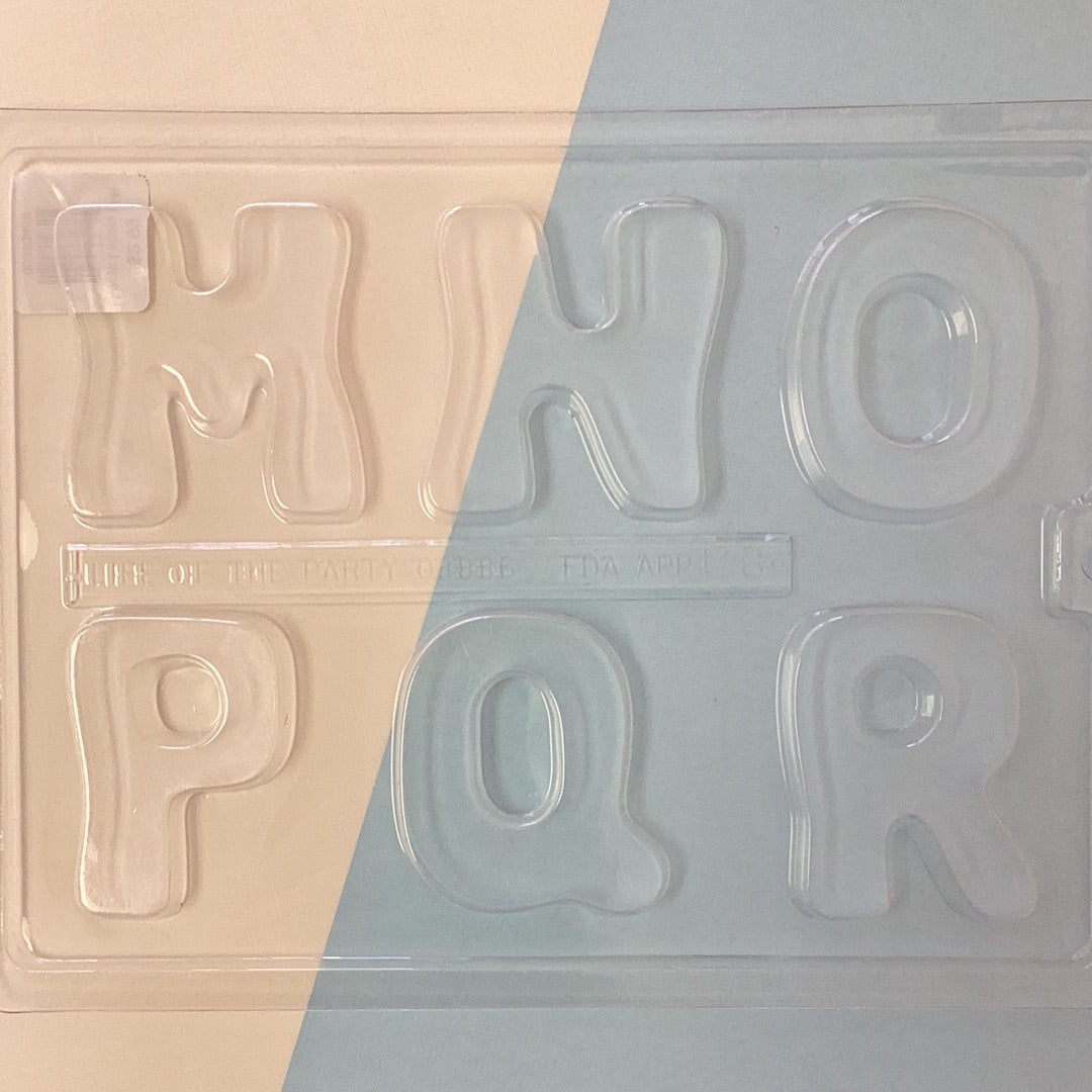 M With R Large Letters M-R – Bean and Butter