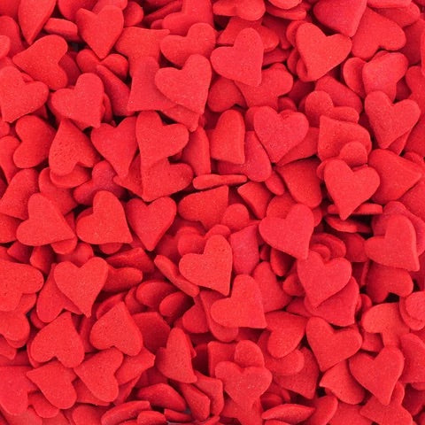 Jumbo Red Heart Sprinkles