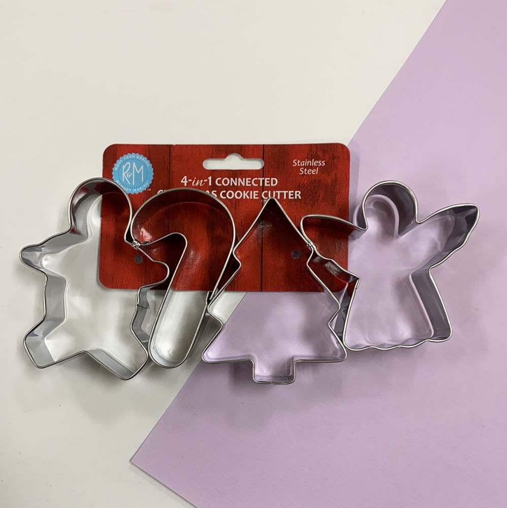 4pc Christmas Cookie Cutter Set