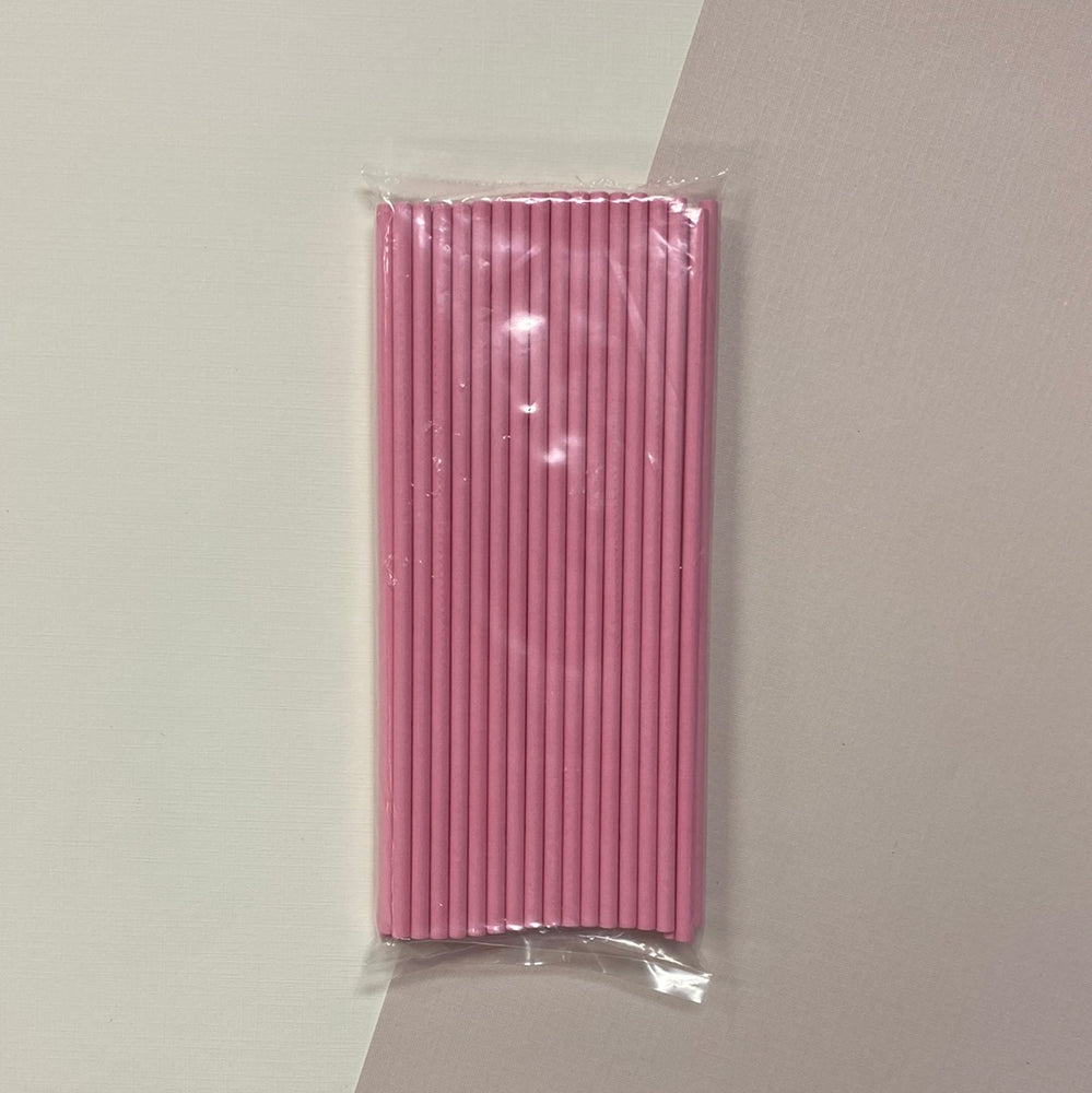 6” Pink Sticks 50ct