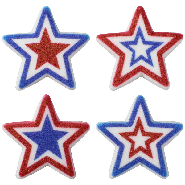 Assorted Patriotic Stars