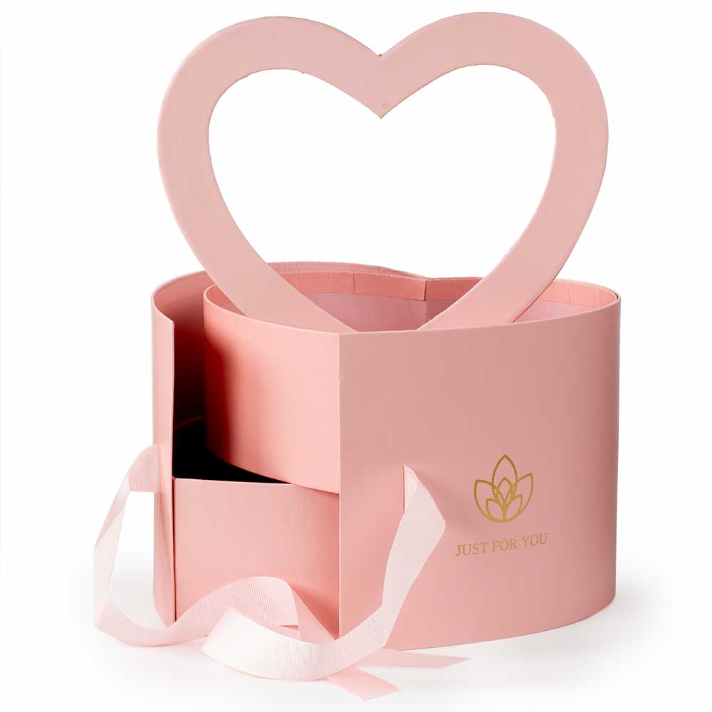 Pink Two Tier Heart Box