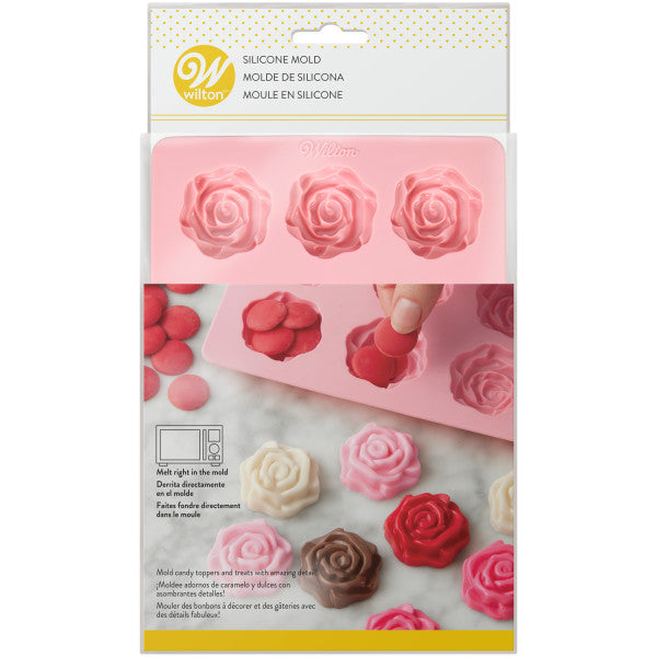 12 Cav Rose Silicone Mold – Bean and Butter