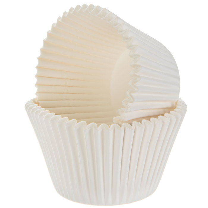 Jumbo White Cupcake Liner