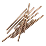 6" metallic rose gold cake pop straws ck products