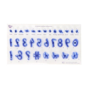 
                  
                    Numbers and Special Characters Stamps Set - Bean and Butter
                  
                