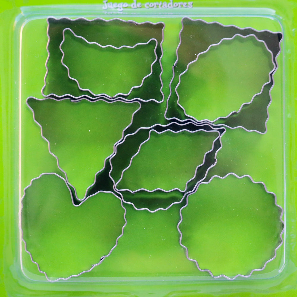 Crinkle 9pc Cutter Set - Bean and Butter