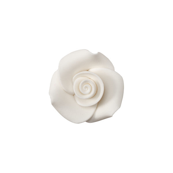 1” White Roses 6ct